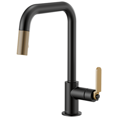 Brizo - Litze Pull-Down Faucet with Square Spout and Industrial Handle