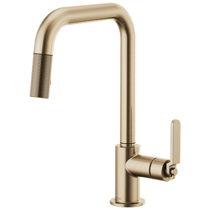Brizo - Litze Pull-Down Faucet with Square Spout and Industrial Handle