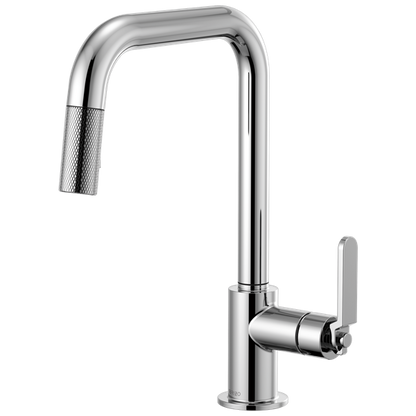 Brizo - Litze Pull-Down Faucet with Square Spout and Industrial Handle