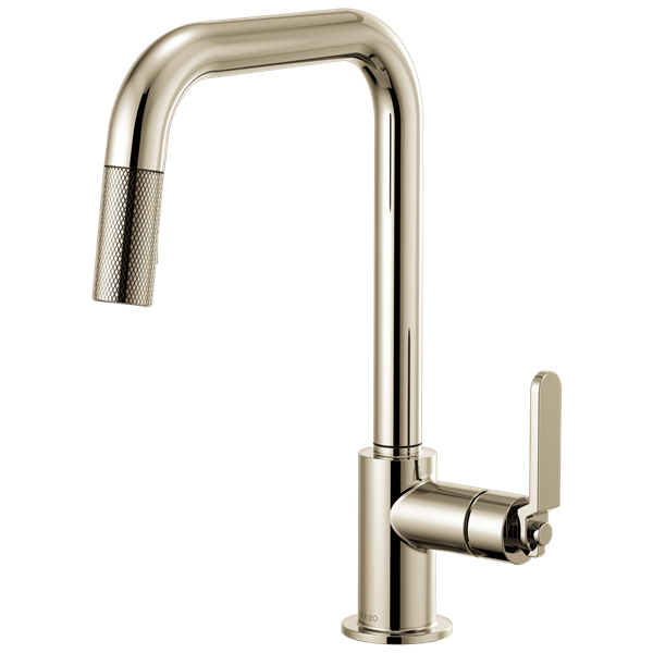 Brizo - Litze Pull-Down Faucet with Square Spout and Industrial Handle