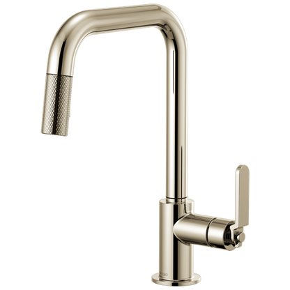Brizo - Litze Pull-Down Faucet with Square Spout and Industrial Handle