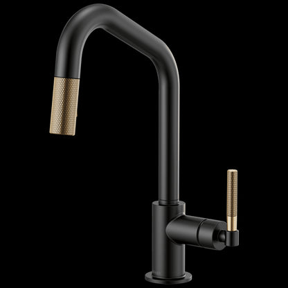 Brizo - Litze Pull-Down Faucet with Angled Spout and Knurled Handle