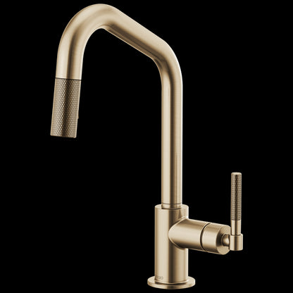 Brizo - Litze Pull-Down Faucet with Angled Spout and Knurled Handle