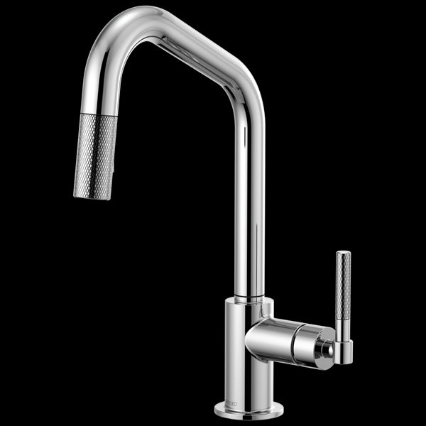 Brizo - Litze Pull-Down Faucet with Angled Spout and Knurled Handle