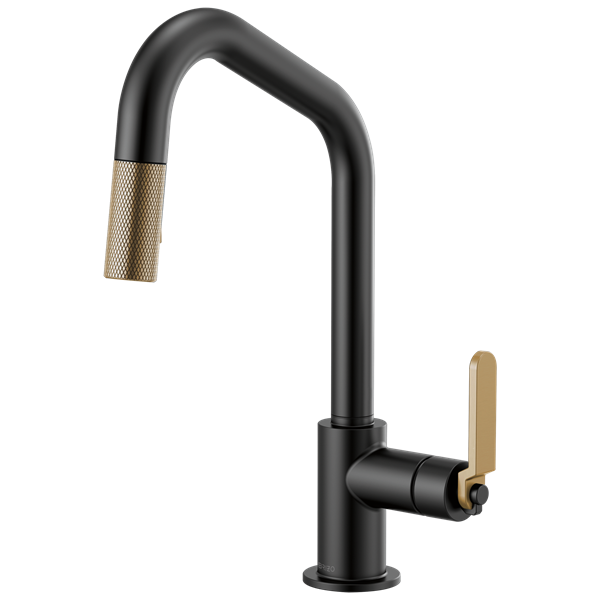 Brizo - Litze Pull-Down Faucet with Angled Spout and Industrial Handle
