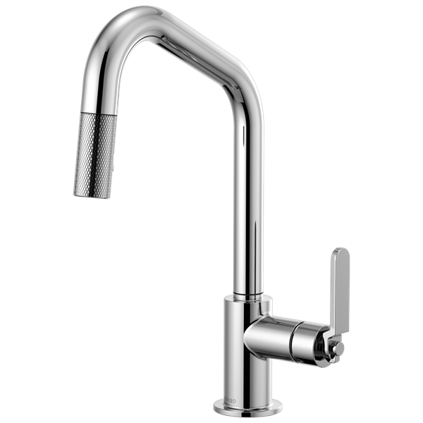 Brizo - Litze Pull-Down Faucet with Angled Spout and Industrial Handle