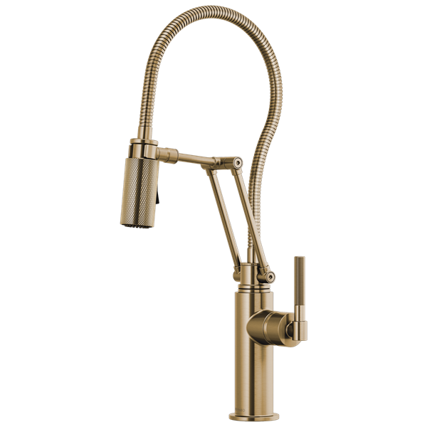 Brizo - Litze Articulating Faucet With Finished Hose – PlumbTile