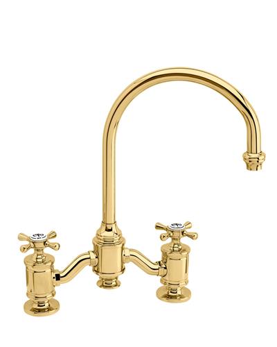 Waterstone - Hampton Bridge Faucet - Cross Handles