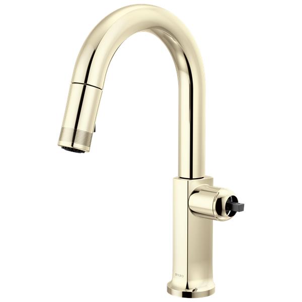 Brizo - Kintsu Pull-Down Prep Faucet with Arc Spout - Less Handle