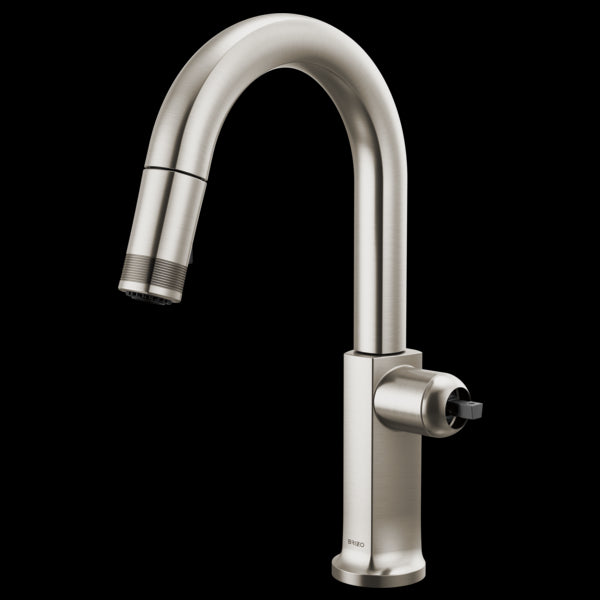Brizo - Kintsu Pull-Down Prep Faucet with Arc Spout - Less Handle