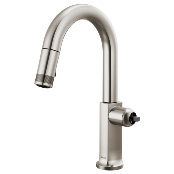 Brizo - Kintsu Pull-Down Prep Faucet with Arc Spout - Less Handle