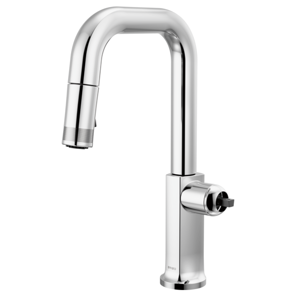 Brizo - Kintsu Pull-Down Prep Faucet with Square Spout - Less Handle