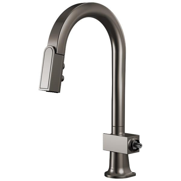 Brizo - Frank Lloyd Wright Pull-Down Prep Faucet with Arc Spout - Less Handle