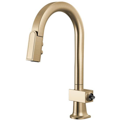 Brizo - Frank Lloyd Wright Pull-Down Prep Faucet with Arc Spout - Less Handle