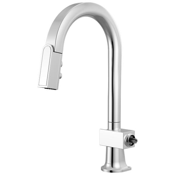 Brizo - Frank Lloyd Wright Pull-Down Prep Faucet with Arc Spout - Less Handle