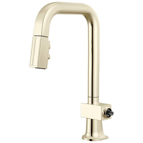 Brizo - Frank Lloyd Wright Pull-Down Prep Faucet with Square Spout - Less Handle