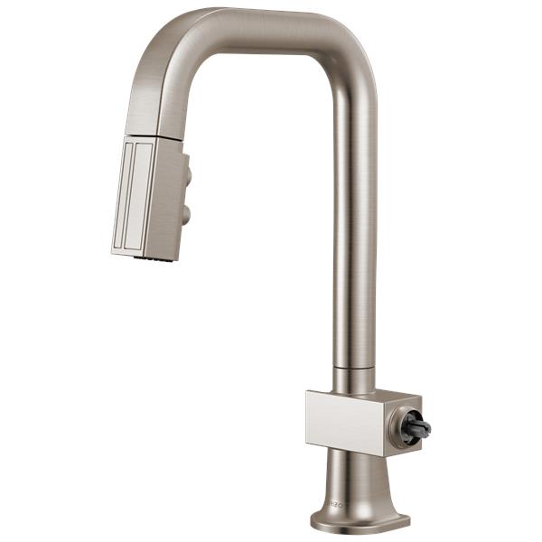 Brizo - Frank Lloyd Wright Pull-Down Prep Faucet with Square Spout - Less Handle