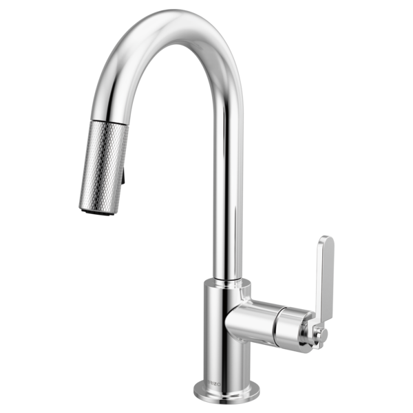 Brizo - Litze Pull-Down Prep Faucet with Arc Spout - Industrial Handle