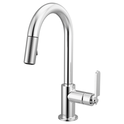 Brizo - Litze Pull-Down Prep Faucet with Arc Spout - Industrial Handle