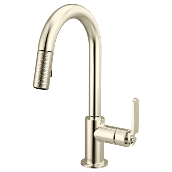 Brizo - Litze Pull-Down Prep Faucet with Arc Spout - Industrial Handle