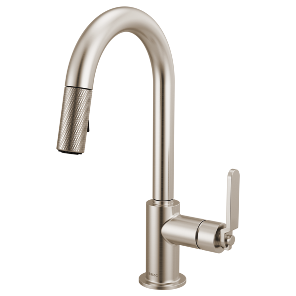 Brizo - Litze Pull-Down Prep Faucet with Arc Spout - Industrial Handle