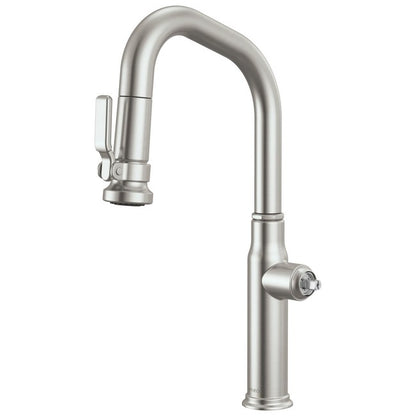 Brizo - Faircroft Pull-Down Prep Faucet with Angled Spout - Less Handle