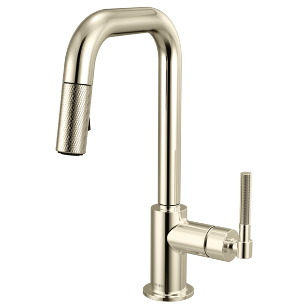 Brizo - Litze Pull-Down Prep Faucet with Square Spout - Knurled Handle