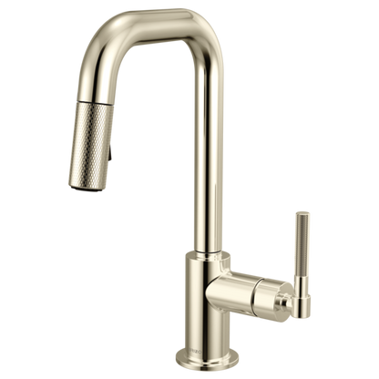 Brizo - Litze Pull-Down Prep Faucet with Square Spout - Knurled Handle