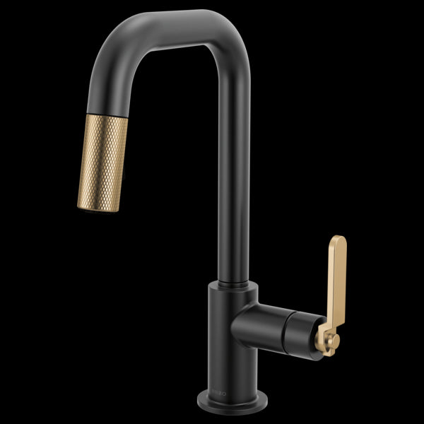 Brizo - Litze Pull-Down Prep Faucet with Square Spout - Industrial Handle