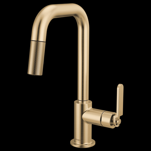 Brizo - Litze Pull-Down Prep Faucet with Square Spout - Industrial Handle