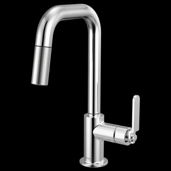 Brizo - Litze Pull-Down Prep Faucet with Square Spout - Industrial Handle