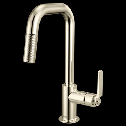 Brizo - Litze Pull-Down Prep Faucet with Square Spout - Industrial Handle