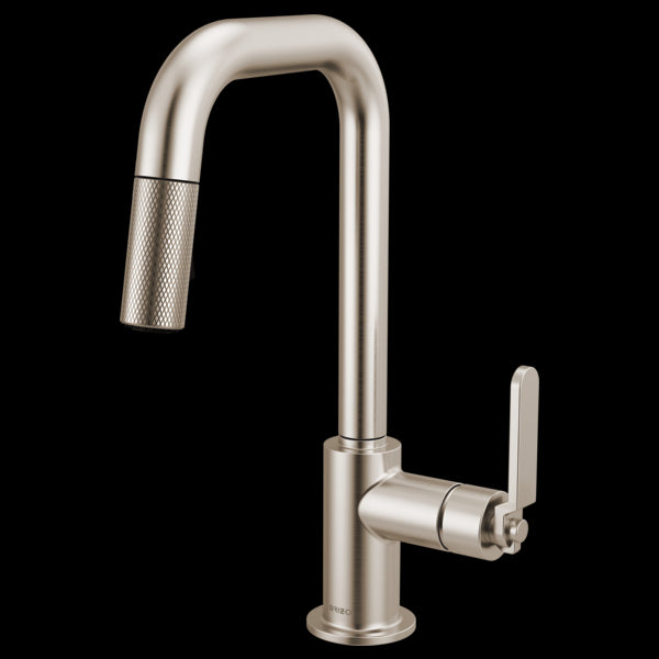 Brizo - Litze Pull-Down Prep Faucet with Square Spout - Industrial Handle