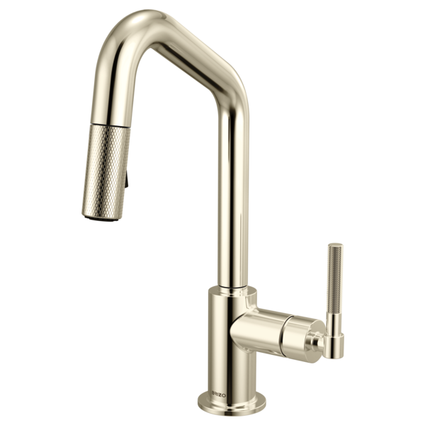 Brizo - Litze Pull-Down Prep Faucet with Angle Spout - Knurled Handle