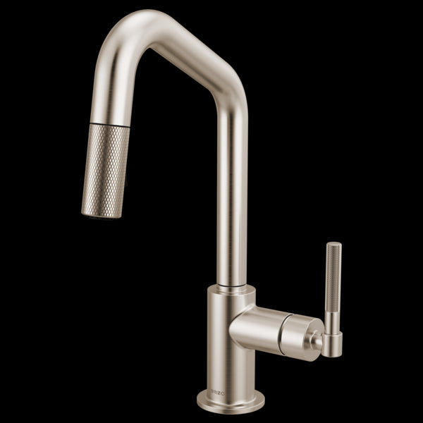 Brizo - Litze Pull-Down Prep Faucet with Angle Spout - Knurled Handle