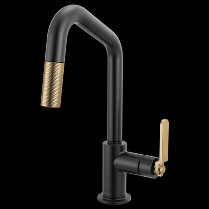 Brizo - Litze Pull-Down Prep Faucet with Angle Spout - Industrial Handle