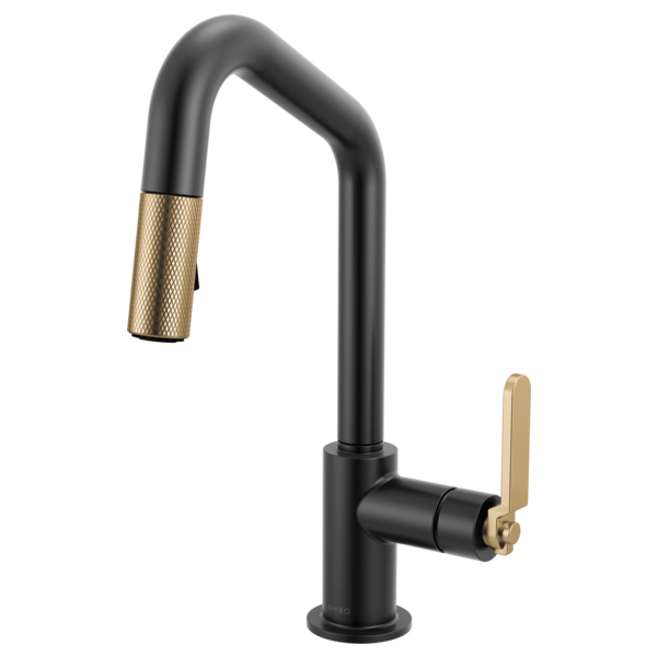 Brizo - Litze Pull-Down Prep Faucet with Angle Spout - Industrial Handle