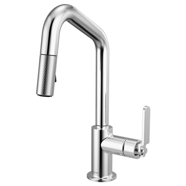 Brizo - Litze Pull-Down Prep Faucet with Angle Spout - Industrial Handle
