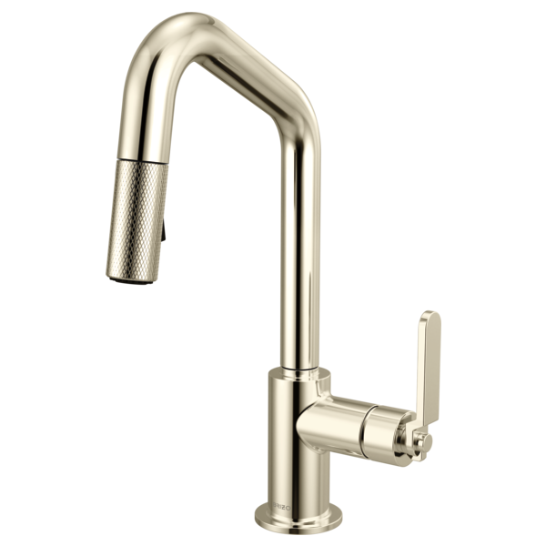 Brizo - Litze Pull-Down Prep Faucet with Angle Spout - Industrial Handle