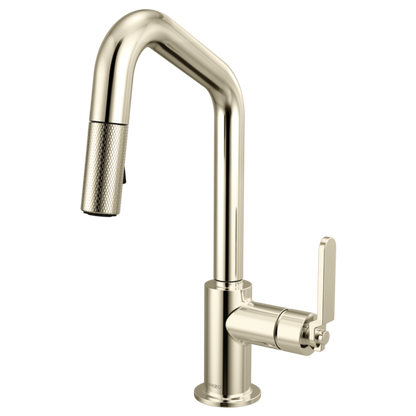 Brizo - Litze Pull-Down Prep Faucet with Angle Spout - Industrial Handle