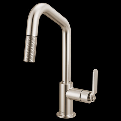 Brizo - Litze Pull-Down Prep Faucet with Angle Spout - Industrial Handle