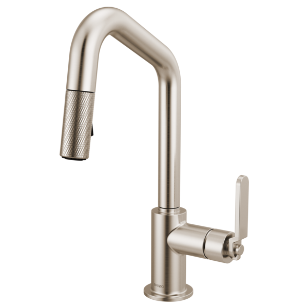 Brizo - Litze Pull-Down Prep Faucet with Angle Spout - Industrial Handle