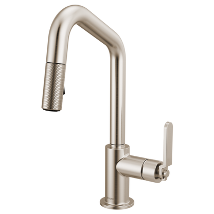 Brizo - Litze Pull-Down Prep Faucet with Angle Spout - Industrial Handle