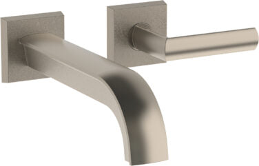 Watermark - Brut Wall Mounted 2 Hole Lavatory Set