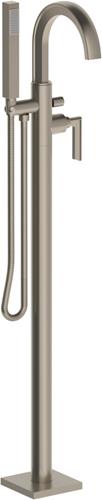 Watermark - Brut Single Hole Floor Standing Bath Set with Hand Shower