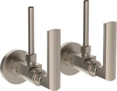 Watermark - Brut Lavatory Angle Stop Kit -1/2 Inch Compression x 3/8 Inch OD Compression