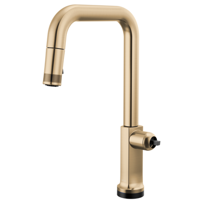 Brizo - Kintsu SmartTouch Pull-Down Faucet with Square Spout - Less Handle