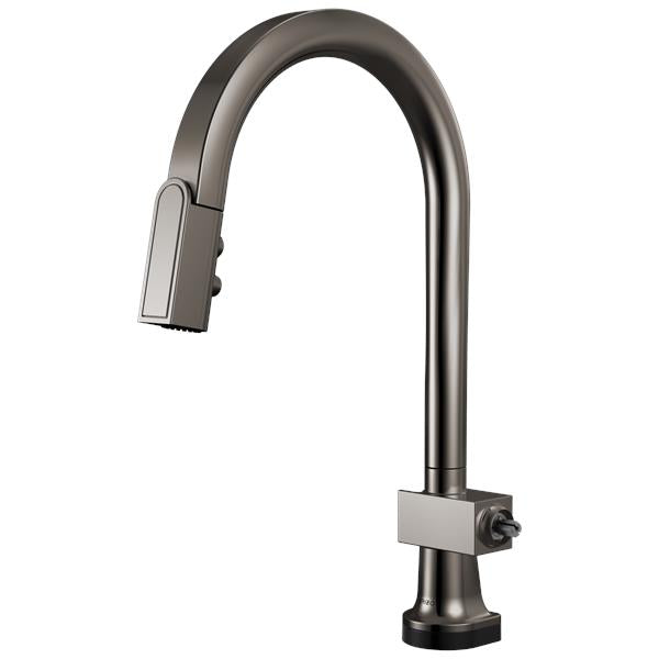 Brizo - Frank Lloyd Wright SmartTouch Pull-Down Kitchen Faucet with Arc Spout - Less Handle