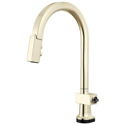 Brizo - Frank Lloyd Wright SmartTouch Pull-Down Kitchen Faucet with Arc Spout - Less Handle