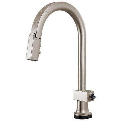 Brizo - Frank Lloyd Wright SmartTouch Pull-Down Kitchen Faucet with Arc Spout - Less Handle